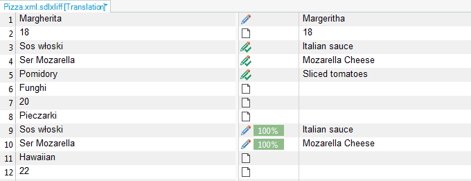 Plik XML - SDL Trados Studio